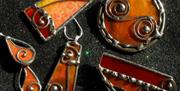 Pieces of handmade jewellery