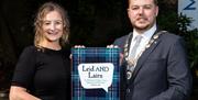 Deputy Mayor of Ards and North Down Cllr James Cochrane and Dr Dayna Jost