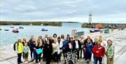 Harbour with walking tour