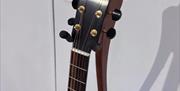 Top of a guitar