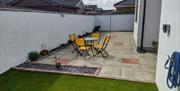 Enclosed back yard