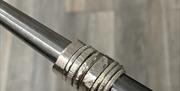 Sterling Silver Ring Textures on Mandrel, goldsmithing