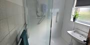 Bathroom shower area