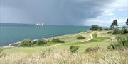 Lough and golf course
