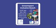 Groomsport Inclusive Beach with an image of a uke and