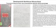 Newtownards Workhouse Minute Book