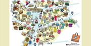 Illustrated Map of Newtownards Town Centre
