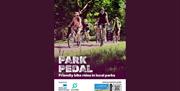 Park Pedal poster with QR code for booking