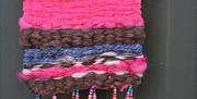 Peg loom walll hanging