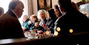 A group enjoying a food tour in Donaghadee