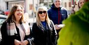 A group enjoying a food tour in Donaghadee