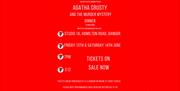 Agatha Crustyand the Murder Mystery Dinner digital promotional flyer