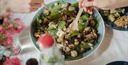A bowl of salad
