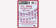 VE Day Anniversary Celebrations presented by Bangor Drama Club, promotion poster
