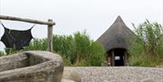 Crannog hut at Castle Espie