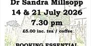 Image of Bangor Abbey church with event details