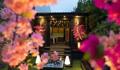 High-end kitchen with modern appliances at The Secret Garden, Donaghadee