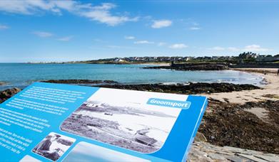 An image of the Groomsport Information sign