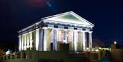 The Portico of Ards at night