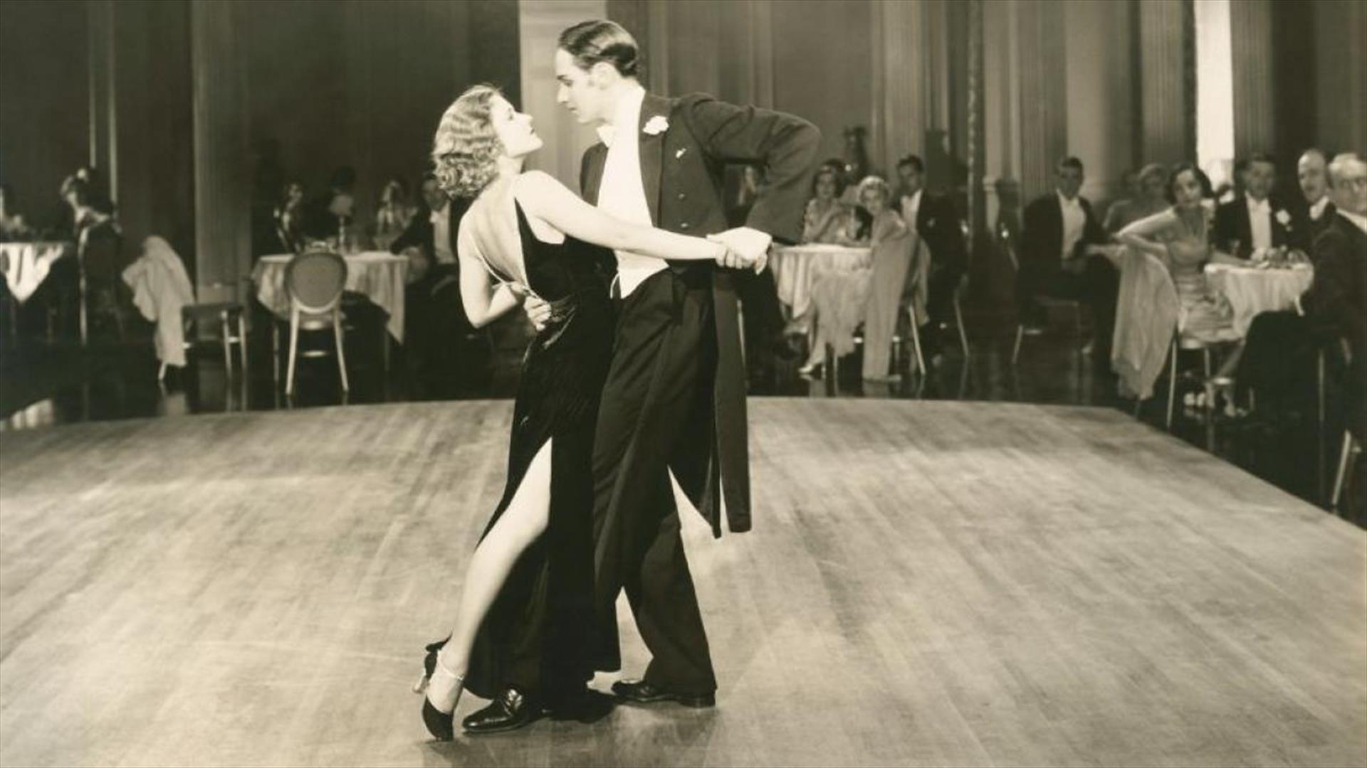 1930s dancers black & white photograph