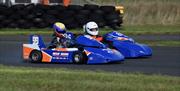 Superkarts in Action