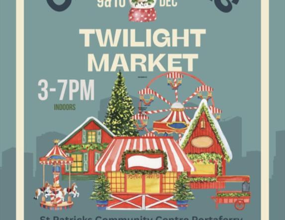 Christmas Twilight Market in Portaferry, poster