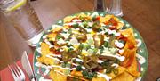 Photo of main meal, nachos