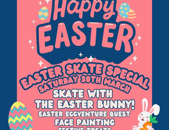 Easter Skate Special Poster, Saturday 30th March