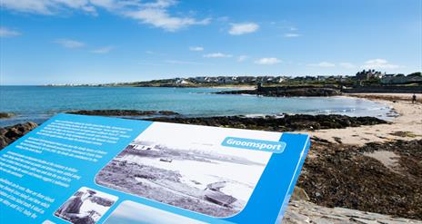An image of the Groomsport Information sign