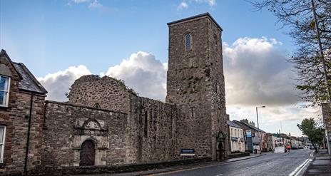 Newtownards Priory from street view
