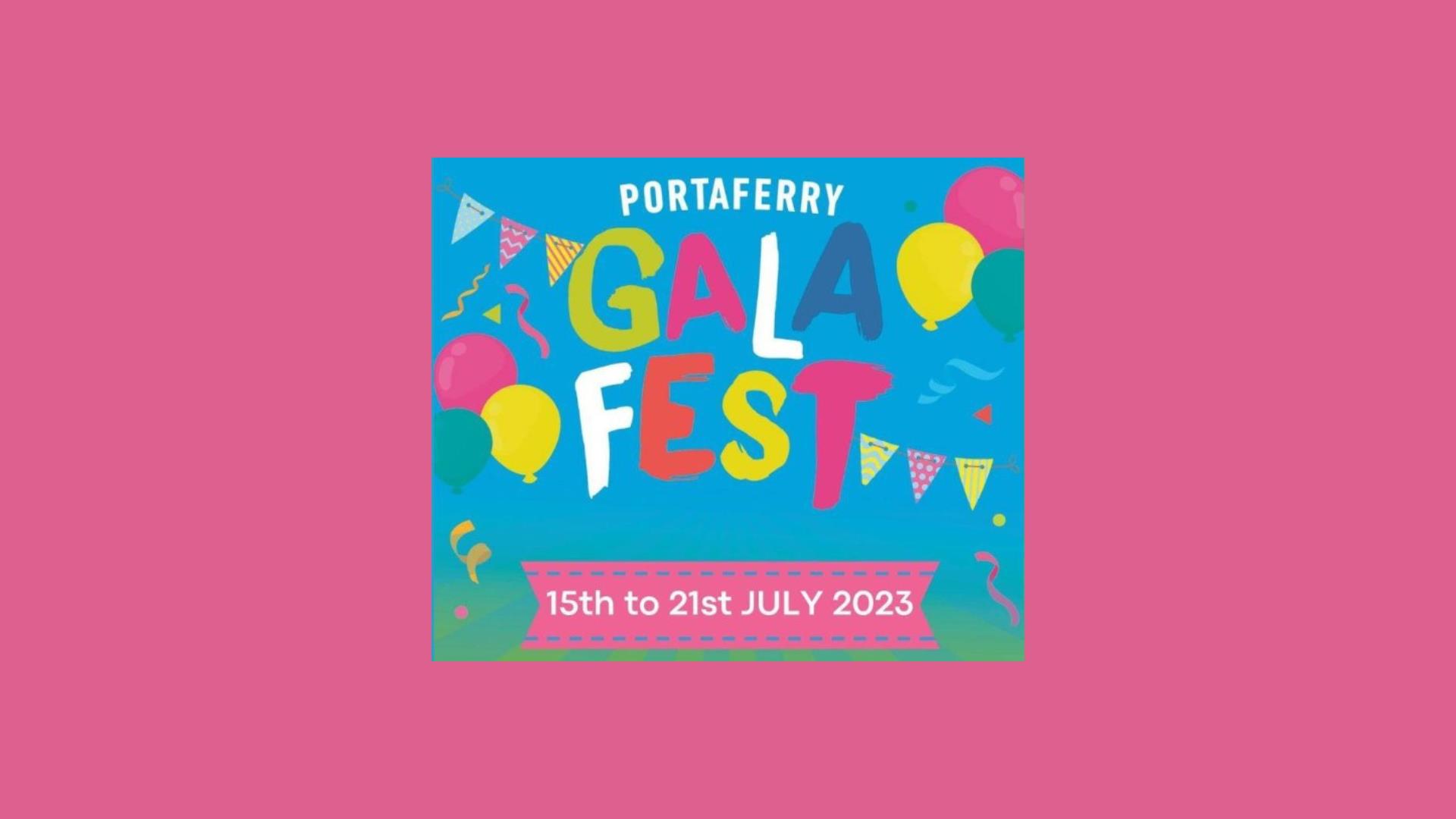 Portaferry Gala 2023 graphic