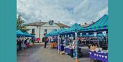 Portaferry Market on the Square stalls