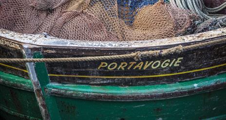 Portavogie name on boat