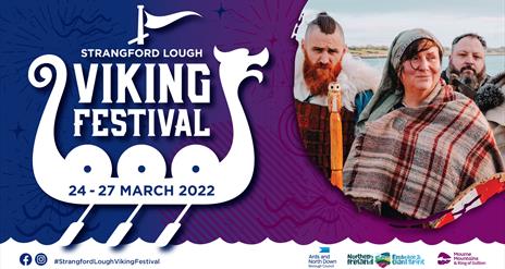 Event poster visual featuring three Viking characters and event details. Images supplied by Lakes Vikings, photo credit to Ciara McMullen Photography.