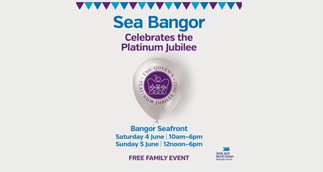 Sea Bangor Celebrates the Platinum Jubilee logo