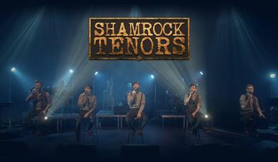 The Shamrock Tenors performing on stage