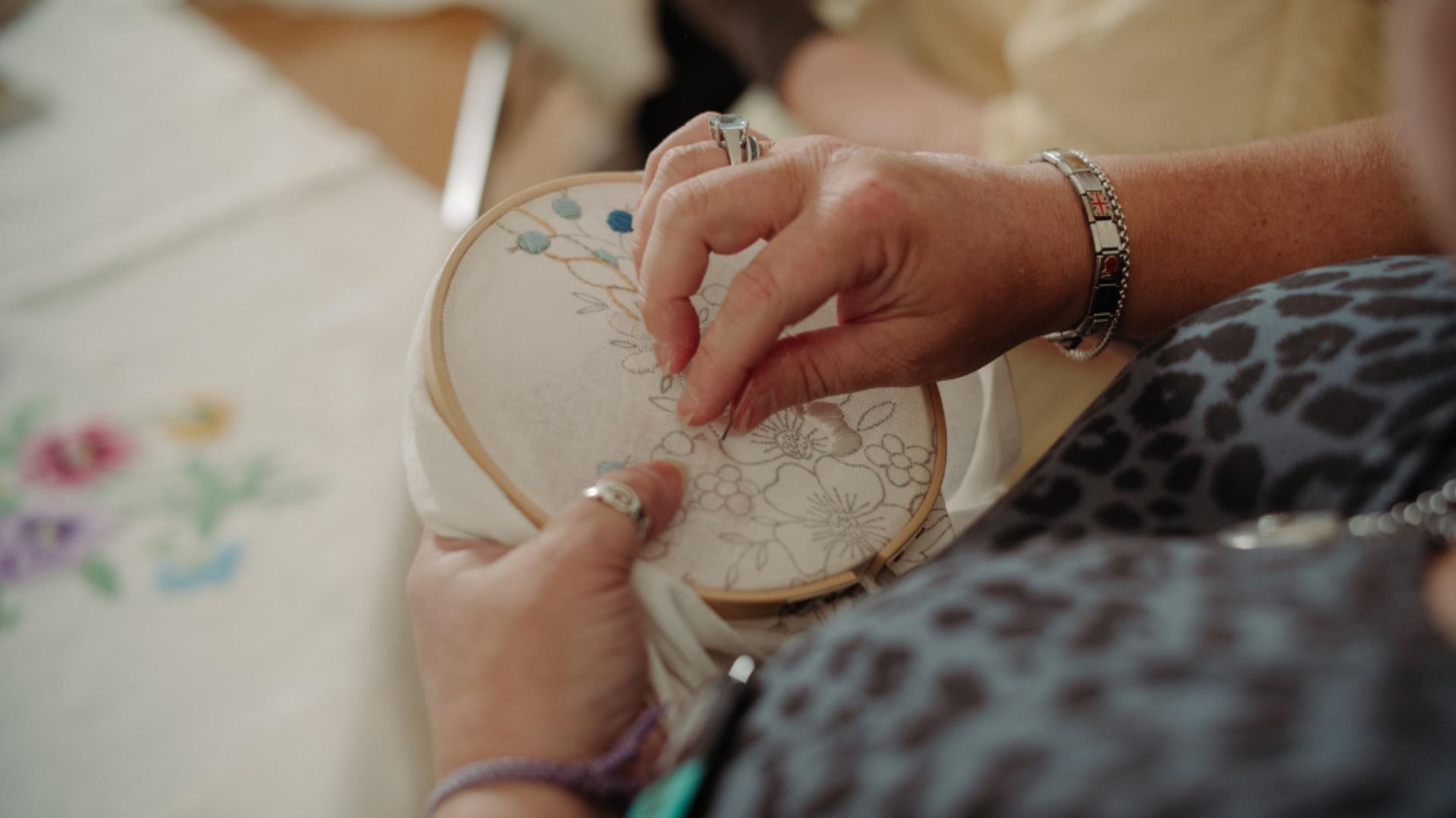 Try embroidery at the Ulster Folk Museum as part of this year's  Leid and Lairn Festival. Try embroidery at the Ulster Folk Museum as part of this year's  Leid and Lairn Festival.